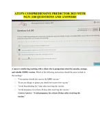 Comprehensive ATI PN 2025 Screenshots of Predictor Exit Exam with NGN 180 Questions & Solutions – Real Exam for ATI PN Comprehensive Predictor 2023/2025 Assessment for Exam Success