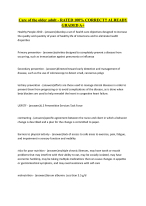 CARE OF OLDER ADULT EXAMINATION STUDY GUIDE EXAM | LATEST UPDATE 2025|RATED 100% CORRECT!!