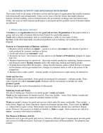 IGCSE BUSINESS NOTES: TOPIC 1-20