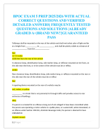 BPOC EXAM 5 PREP 2025/2026