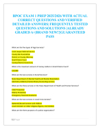 BPOC EXAM 1 PREP 2025/2026