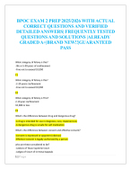 BPOC EXAM 2 PREP 2025/2026