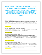 BPOC EXAM 3 PREP 2025/2026