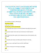 CM 2113 WANG TEST 2 EXAM