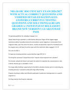 NRA BASIC RSO TEST KEY EXAM