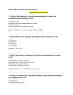 Wilkes university : Psychypharmacology Exam 2 practice questions with Rationales
