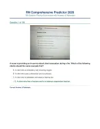 RN Comprehensive Predictor 2026  180-Question Practice Examination with Answers & Rationales