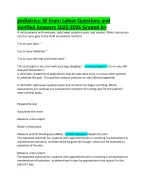 pediatrics GI Exam Latest Questions and Verified Answers 2025-2026 Graded A+