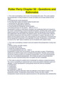 Potter Perry Chapter 50 - Questions and  Rationales
