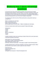 Medsurg test 1 davis advantage  questions