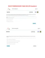 NGN ATI RN Pharmacology Proctored Exam 2023/2026 | 70 Verified Q&A Actual Exam