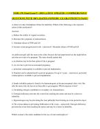 NURS 270 Final Exam!!! | 2025 LATEST UPDATED | COMPREHENSIVE QUESTIONS WITH 100% RATED ANSWERS