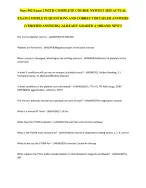 NURS 502 EXAM 2 WITH COMPLETE COURSE NEWEST - DocMerit