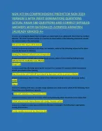 NGN ATI RN COMPREHENSIVE PREDICTOR NGN 2024 VERSION 3 WITH(NEXT GENERATION) QUESTIONS ACTUAL EXAM 1