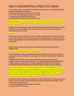 HESI FUNDAMENTALS PRACTICE EXAM QUESTIONS AND ANSWERS GARUNTEE 100% SUCCESS