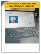 RN ATI PEDIARTICS EXAM 2023 SCREENSHOOTS [NGN]
