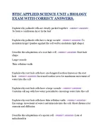 BTEC APPLIED SCIENCE UNIT 1 BIOLOGY EXAM WITH CORRECT ANSWERS.pdf
