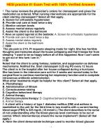HESI practice #1 Exam Test with 100% Verified Answers