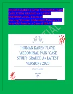 IHUMAN KAREN FLOYD ABDOMINAL PAIN CASE STUDY gCh - DocMerit