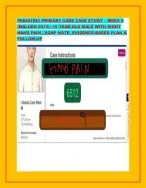 PEDIATRIC PRIMARY CARE CASE STUDY – WEEK 9 (WALDEN 6512): 16-YEAR-OLD MAL