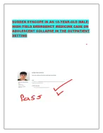 SUDDEN SYNCOPE IN AN 18-YEAR-OLD MALE: HIGH-YIELD EMERGENCY MEDICINE CASE ON ADOLESCENT COLLAPSE