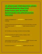 3P APEA EXAM PREPARATION GUIDE: COMPREHENSIVE PRACTICE QUESTIONS AND ...