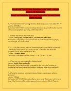 CSLB C10 Test 1 – 160 Questions with 100% Correct  Answers & Rationales  Based on California Electr