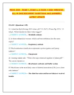 RNSG 2539 – EXAM 1, EXAM 2, & EXAM 3 2026 VERSIONS |  ALL IN ONE DOCUMENT QUESTIONS AND ANSWERS |