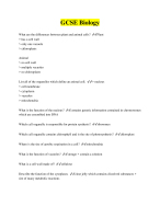 GCSE Biology – Complete Study Guide | Cell Biology, Microscopy, Transport & Respiration