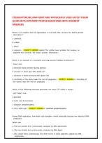 STRAIGHTERLINE ANATOMY AND PHYSIOLOGY 2026 LATEST EXAM GUIDE - DocMerit