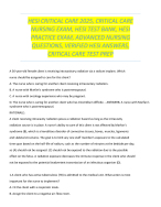 HESI CRITICAL CARE