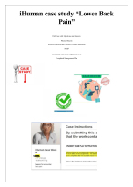 iHuman Week 9 |CaseCase Study: Evaluation and Treatment of Mechanical ...