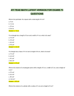 Comprehensive Cheat-Sheet Ati Teas Maths 2023(1)