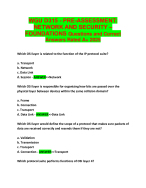 WGU D315 - PRE-ASSESSMENT:  NETWORK AND SECURITY –  FOUNDATIONS Questions and Correct  Answers Rate