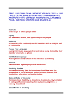 FRHD 2110 FINAL EXAM / NEWEST VERSION /2025–2026/ WELL-DETAILED QUESTIONS AND COMPREHENSIVE ANSWERS