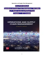 Solution manual for operations and supply chain management 16th edition by f robert jacobs.