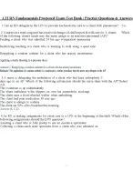 TI RN Fundamentals Proctored Exam Test Bank Practice Questions & Answers