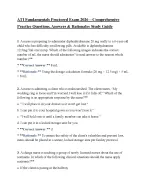 ATI Fundamentals Proctored Exam 2026 – Comprehensive Practice Questions, Answers