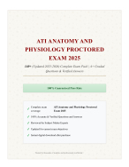 ATI Anatomy and Physiology Proctored Exam 2025 - DocMerit