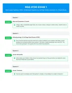 NSG 4100 Exam 1 – 50+ Latest 2025‑2026 Verified Exam Questions + Model Answers