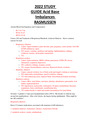 2022 STUDY GUIDE Acid Base Imbalances