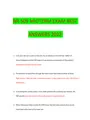 NR 509 MIDTERM EXAM BEST ANSWERS 2022