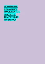 ALL ATI RN COMPREHENSIVE EXAM SCREENSHOTS WITH 100% VERIFIED CORRECT ANSWERS 2026/2027