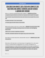 CON 3990 EXAM NEWEST 2025/2026 WITH COMPLETE 200  QUESTIONS AND CORRECT ANSWERS |ALREADY GRADED  A+