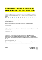 ATI RN ADULT MEDICAL SURGICAL  PROCTORED EXAM 2024 WITAAQetin   oa eAH NGN