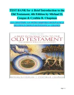 A Brief Introduction to the Old Testament – 4th - DocMerit