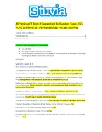 Portage Learning Pathophysiology NURS 231/BIOD 331 Module 6 Exam - DocMerit