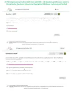ATI PN Comprehensive Predictor Exit Exam with NGN 2023/2026: 180 Test Questions & 100% Correct Answ