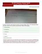 RN ATI Capstone Mental Health Assessment 2026 Latest Version with Actual Exam Questions &Rational