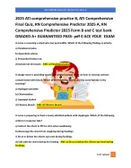 RN COMPREHENSIVE PREDICTOR 2025 A  2025 ATI comprehensive practice B,